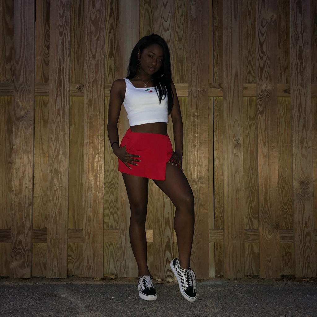 Red Skort